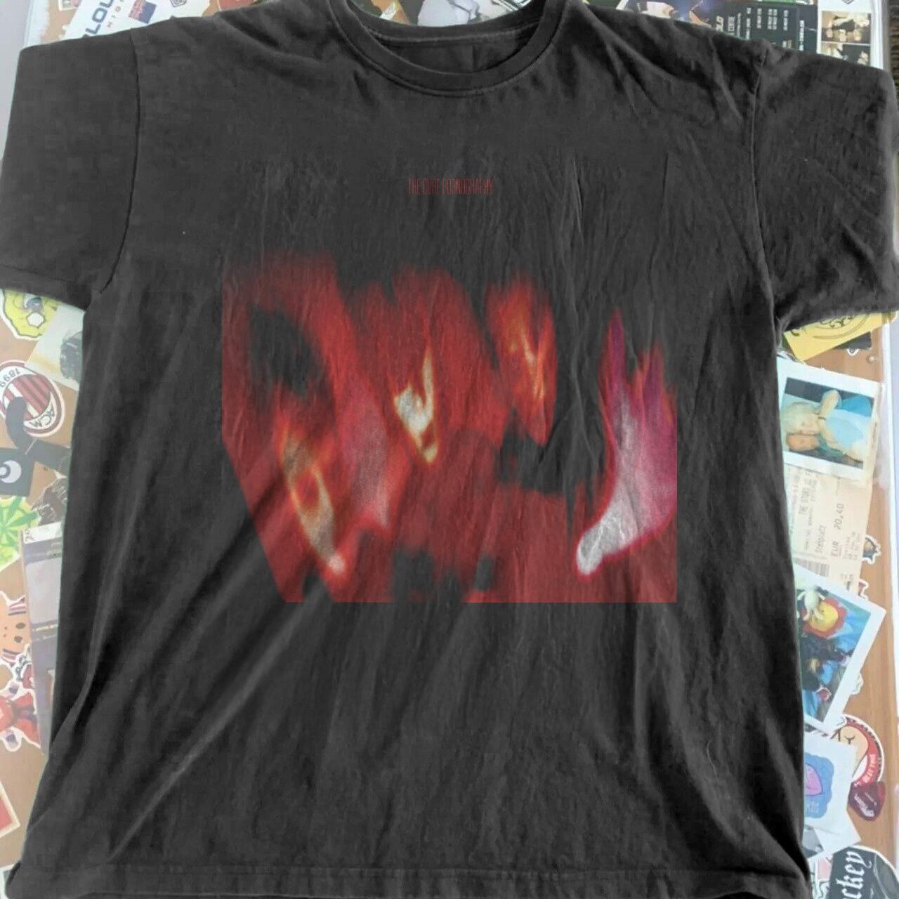 THE CURE SHIRT Pornography Unisex Black Cotton T-Shirt XXXXL