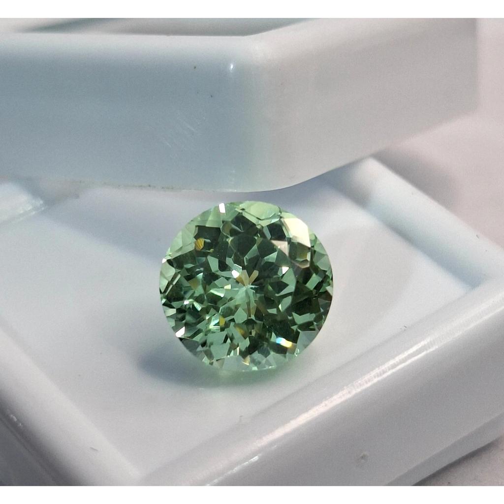 Natural Amazing Green Sapphire 4-6 Ct Round Certified Stunning Loose Gemstone