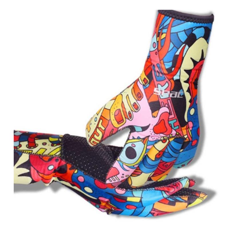 3 mm Neopren-Tauchhandschuhe, Schwimmhandschuhe, schützende, kratzfeste Schnorchelausrüstung