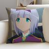 In Another World with My Smartphone Cushion Cover  skinfriendly linen pillowcase square removable and washable cushion