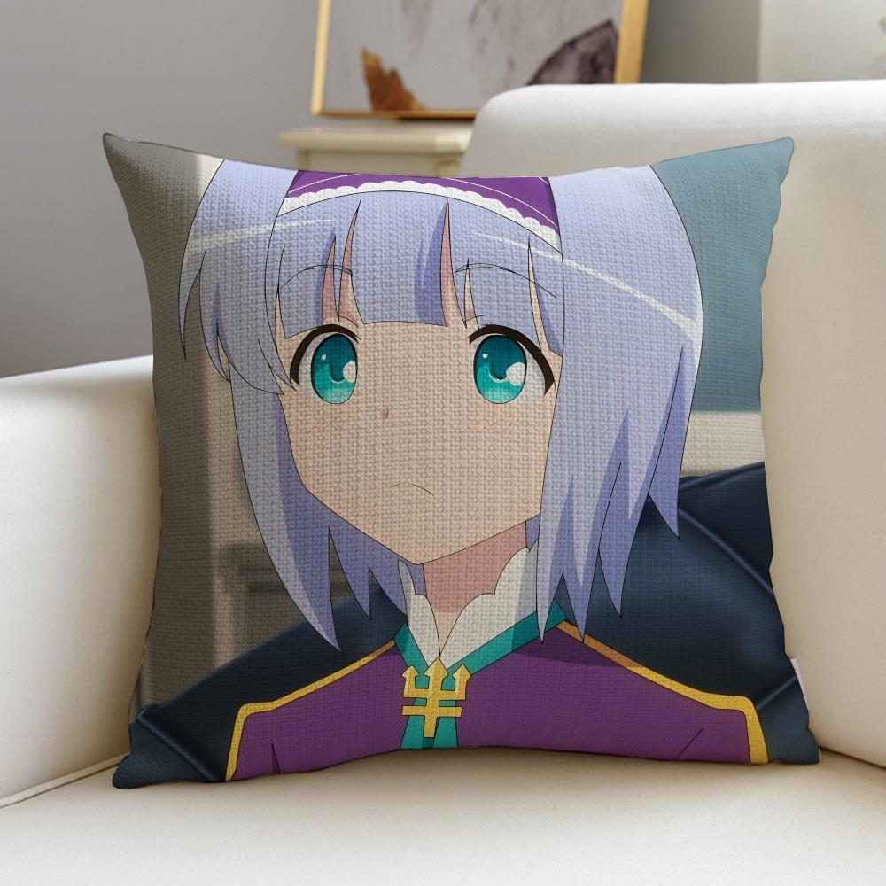 In Another World with My Smartphone Cushion Cover  skinfriendly linen pillowcase square removable and washable cushion