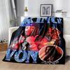 Eminem Hip -hop Singer Printing Blanket Warm Blanket Flannel Blanket Picnic Blanket Blankets for Beds Birthday Gift