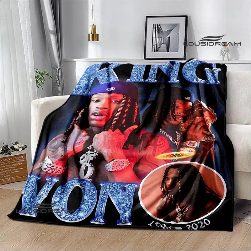 Eminem Hip -hop Singer Printing Blanket Warm Blanket Flannel Blanket Picnic Blanket Blankets for Beds Birthday Gift