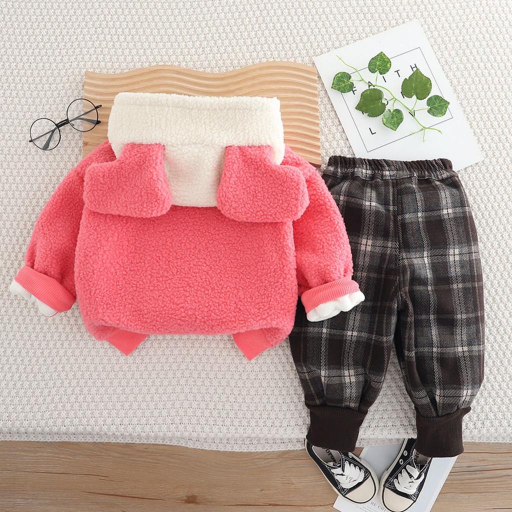 Kids Casual Long-Sleeve Set, Comfortable Daily Wear Outfits