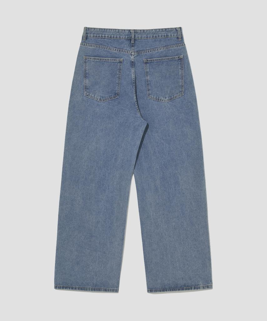 AGOD Wide Denim Pants [Medium Blue]