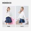 MOMOCO Girls' Long-Sleeve Cotton T-Shirt