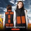 USB-Charged Smart Heating Vest with Adjustable Size for Men & Women - Dual Control, Nine-Zone Winter Warmth