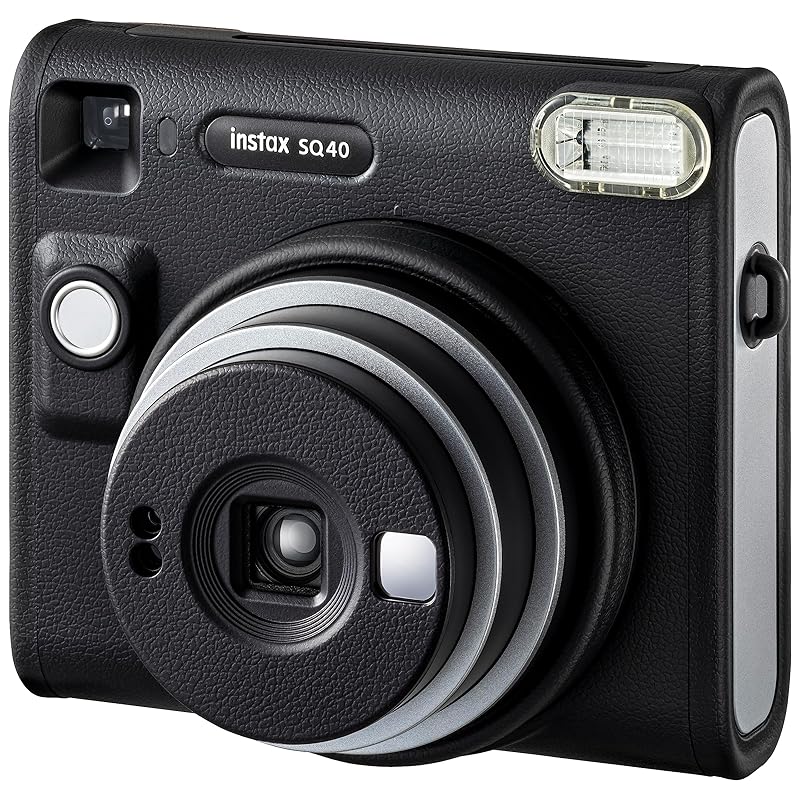 

FUJIFILM instant camera Cheki Square instax SQUARE SQ40 black INS SQ 40