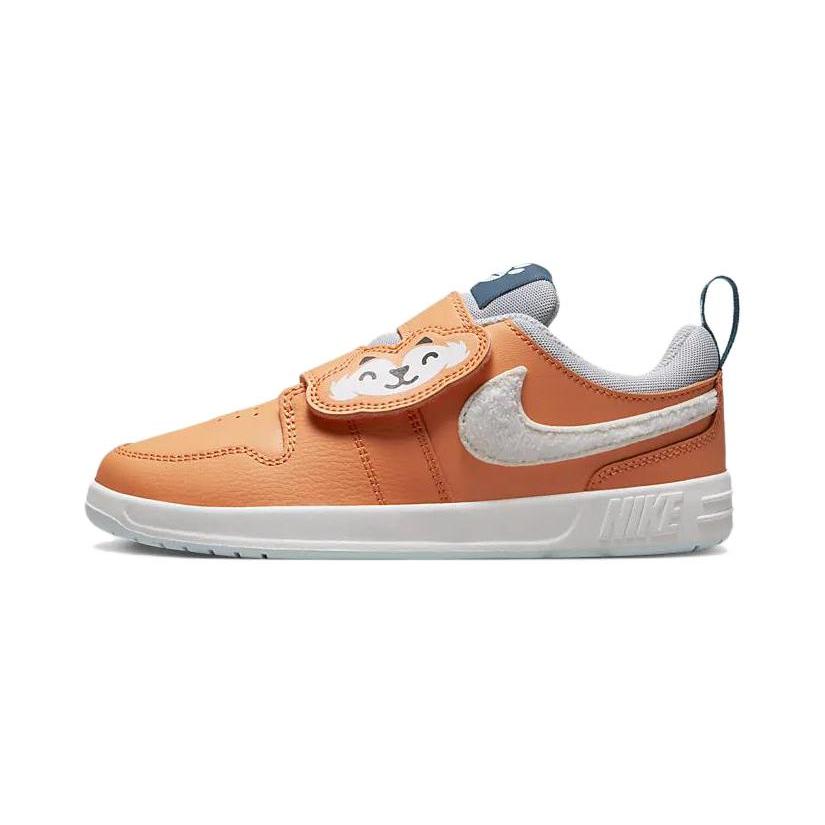 

Nike Pico 5 Slip Resistant Cushioning Abrasion Resistant Low top Casual Shoes White Orange Children Aged 3 7 Years Old DQ8372-800 35