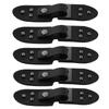 5 Paires Boucles à Bascule en PU Boutons de Fermeture pour Manteau Fermeture de Ceinture de Robe Boucles DIY Fermoirs à Bascule Boutons de Fermeture pour Manteau