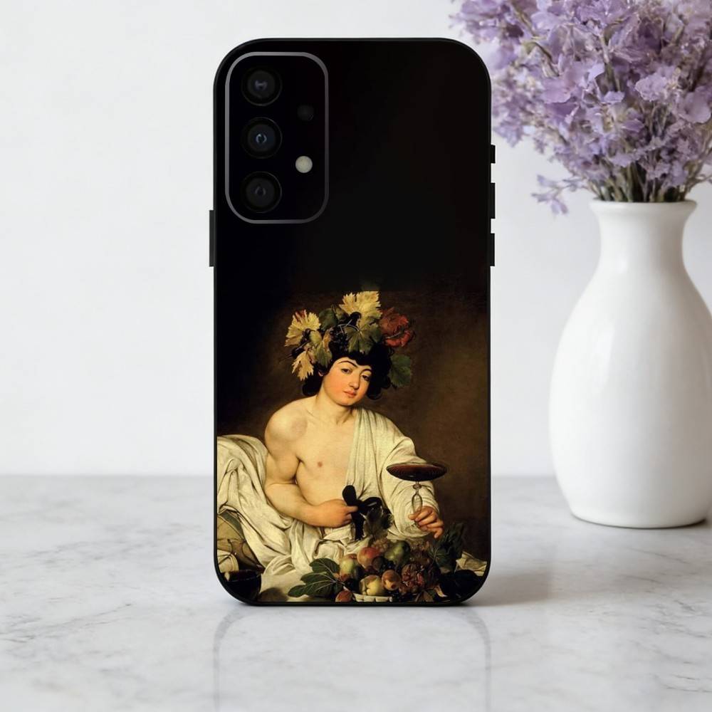 Art C-Caravaggio P-Paintings phone Case For Samsung Galaxy A73,A72,A71,A70,A53,A52,A51,Others Soft Black Shell