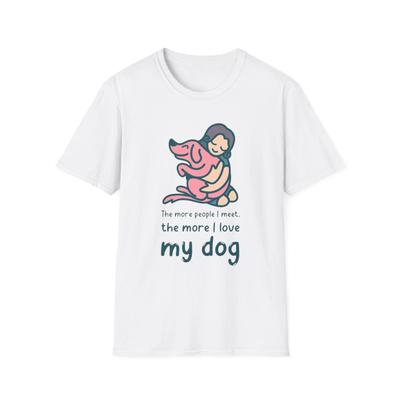 Hundeliebhaber T-Shirt, Geschenk für Haustierbesitzer, Niedliche Tierbekleidung, Lustiges Hundeshirt