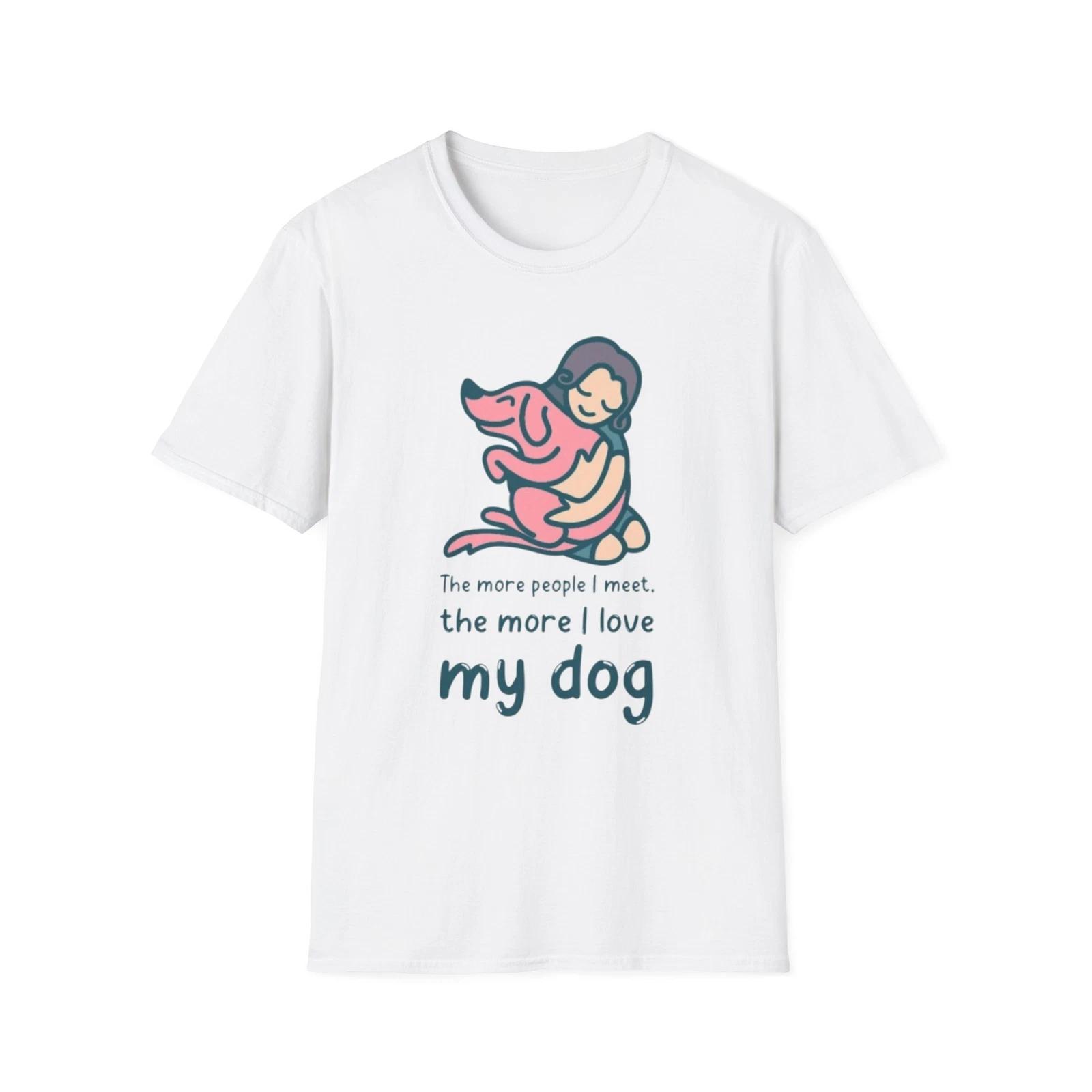 Dog Lover T-Shirt, Gift for Pet Owners, Cute Animal Apparel, Funny Dog Tee 3XL