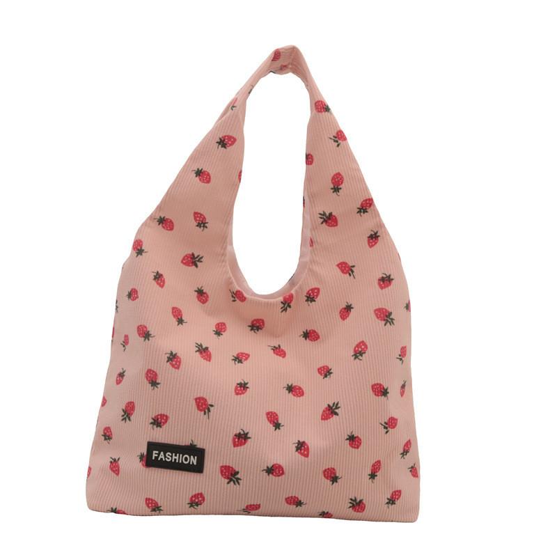 Stylish And Spacious Black White Pink Canvas Tote Bag For Women Ideal For Commuting 2024 Summer New Design