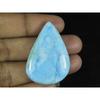 24X36X6MM Natural Blue Larimar Pear Shape Cabochon Loose Gemstone 50Cts. LR-62