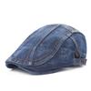 Japanese-Style Denim Newsboy Cap For Men Fashion Retro Hat Versatile Korean-Style Beret Casual Newsboy Cap For Women Trendy