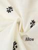 Spring/Summer 2025 Women's Casual Embroidered Long Sleeve Tie-Up Shirt 4387051