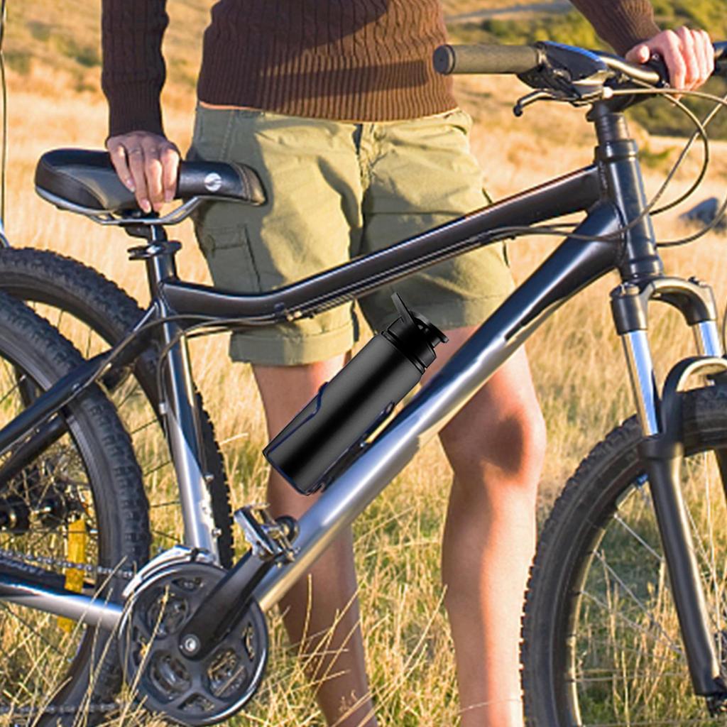 700 ml flaske, drikkekanne i rustfritt stål, for utendørs sport, sykkel, trening, treningsstudio, sykling