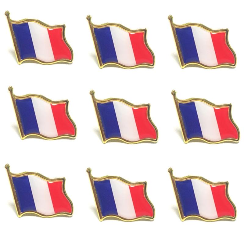 9 sztuk Broszki z Flagami Krajów Świata Broszki z Flagami Narodowymi USA Ca Anglia Rosja Ukraina Australia Francja Niemcy Meksyk Brazylia