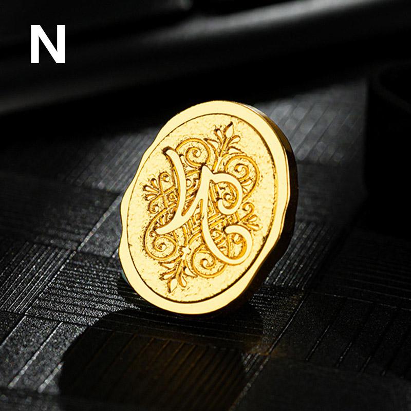 LetterA-Z Wax Seal Stamp DIY Sealing Wax Stamp Head for Scrapbooking Wedding Invitation Photo Album Dedicated Seal Stamp DIY