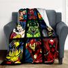 1pc Superheroes Comics Outdoor Blanket Lightweight Flannel, All-Season Use for Sofa, Bed, Travel, Camping, Living Room, Office, Couch044
