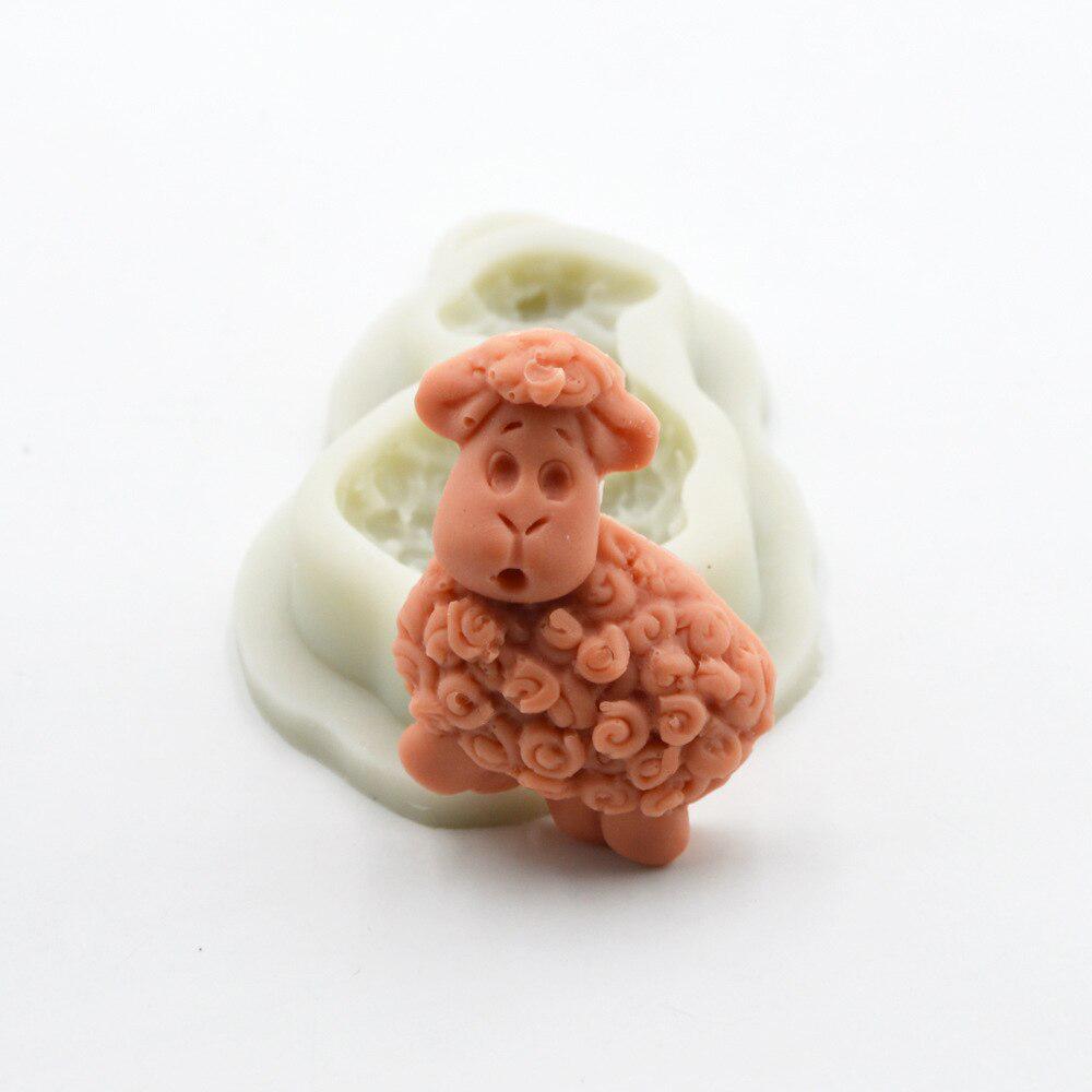 Silicone Mold 1pc Sheep Lace Cake Mold Fondant Mold Birthday Cake Decorating Tools Chocolate Mold