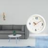 Blessed Mary Figurine Resin Sculpture Modern Decorative Desk Display Clock Large Numerals Office Car