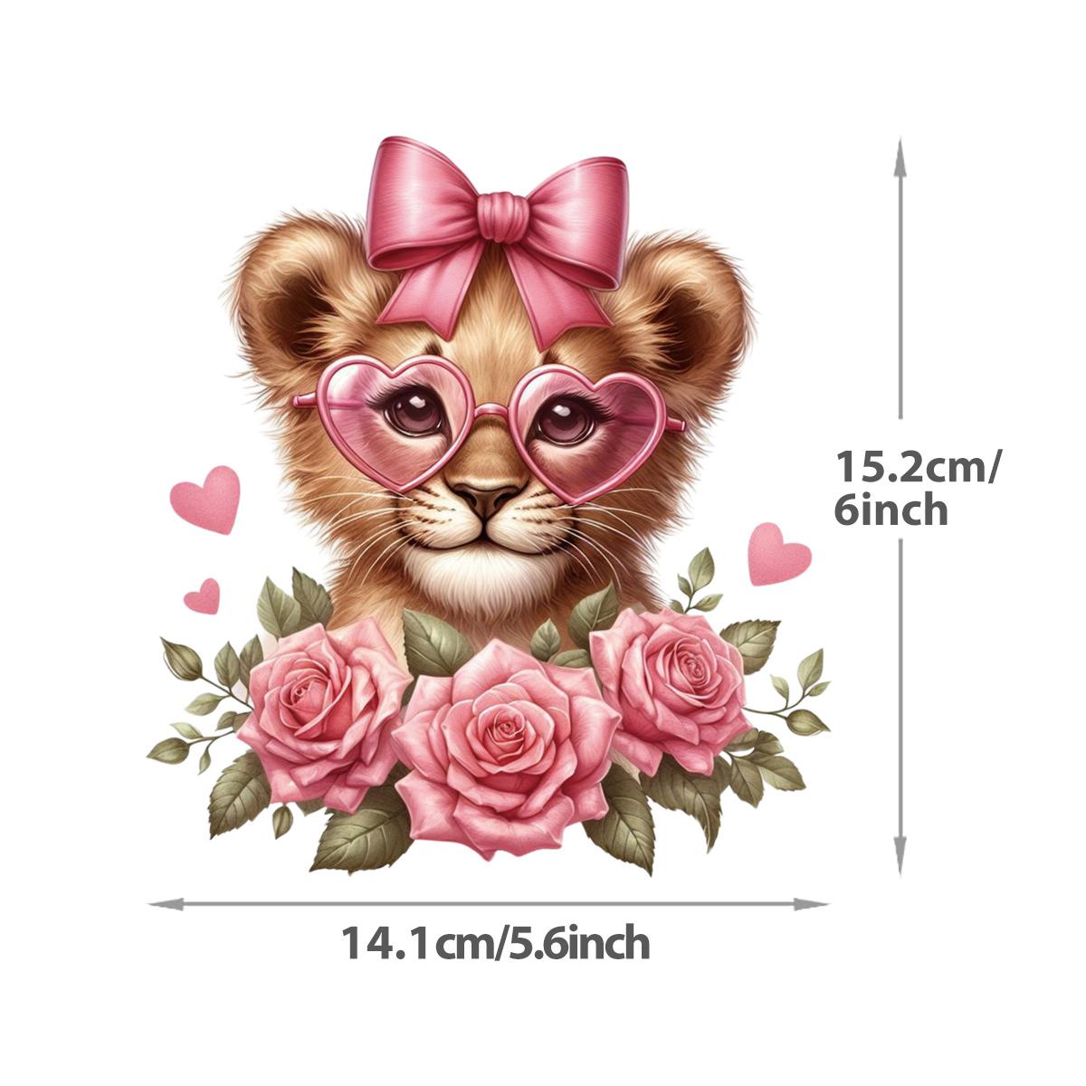 

Животные Цветы Термонашивки Одежда Мультфильм Олень Кошка Тигр Термопресс Виниловые Толстовки Топы Моющиеся Термонаклейки своими руками