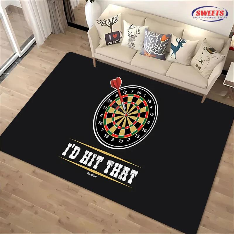 HD Dart Target Carpet Living Room Bedroom Hallway Long Strip Alfombra Anti-slip Soft Area Rug Sofa Doormat Home Decor Mat Gift