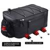 8L PU Leather Motorcycle Rack Rear Carrier Bag Trunk Waterproof Storage Luggage Pouch MTB Bike Bicycle Pannier Shoulder Bag