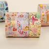 Masking tape 12-piece set cute washi beautiful artwork gold foil DIY craft journal planner scrapbook wrapping gift decoration (rustic animals)