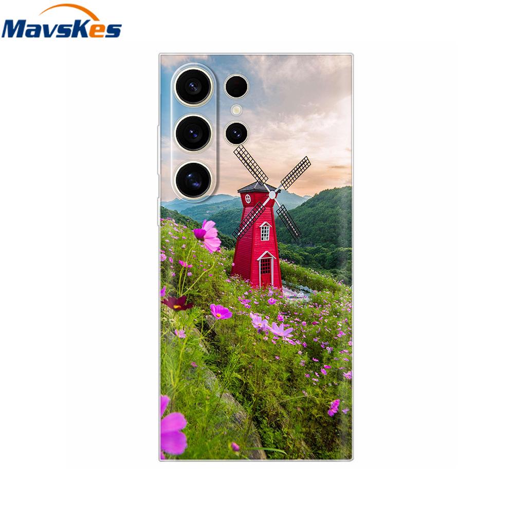 Soft Silicone Case For Samsung Galaxy S25 Ultra Back Cover for Samsung S25 Plus Shockproof Phone Cases for Galaxy S25 Coque Mask