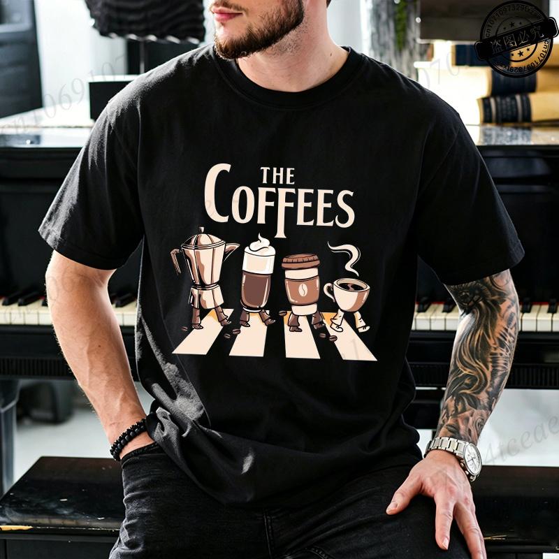 Summer Fashion Unisexs T Shirt Short Sleeve Clothing Coffee Graphic T Shirt Casual Oversized Unisex Unisex Tee Tshirts Plus Size