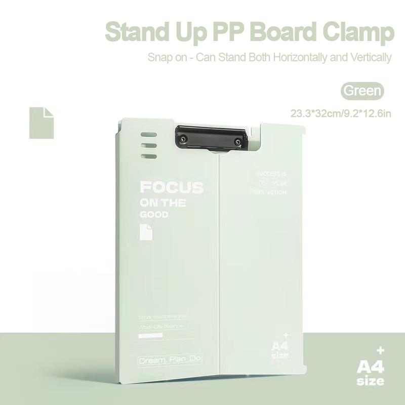 Vertical Board Clip A4 Folder Board Clip Writing Pad for Students to use for Paper Storage and Writing Board Organization