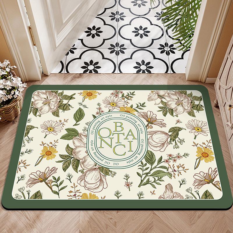 Entrance Carpet Anti Slip Floor Mat Easy To Maintain Bathroom and Toilet Entrance Foot Mat