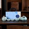 Minguan Ceramic Tea Set Gift Box