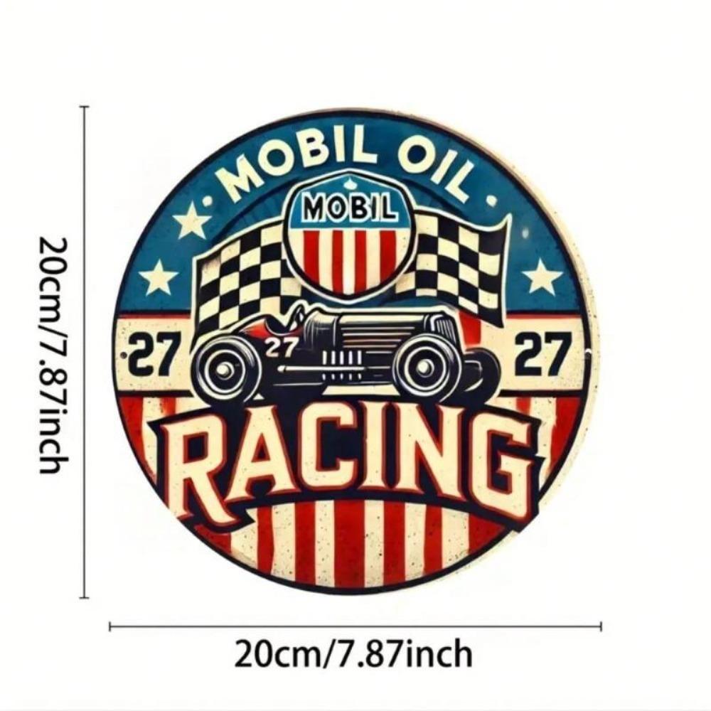 Vintage Metal Tin Sign Garage Wall Decor Retro Oil Gas Rustic Pub Man Cave