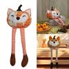 Stuffed Pumpkin Doll with Dangling Legs Thanksgiving Stuffed Toy Multiple Color Desk Home Figures Display Decorations