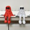 3D Printed Ornament with Moving Joints Ghost Shape Statue Crack-resistant PLA Material Decoration Halloween Gift