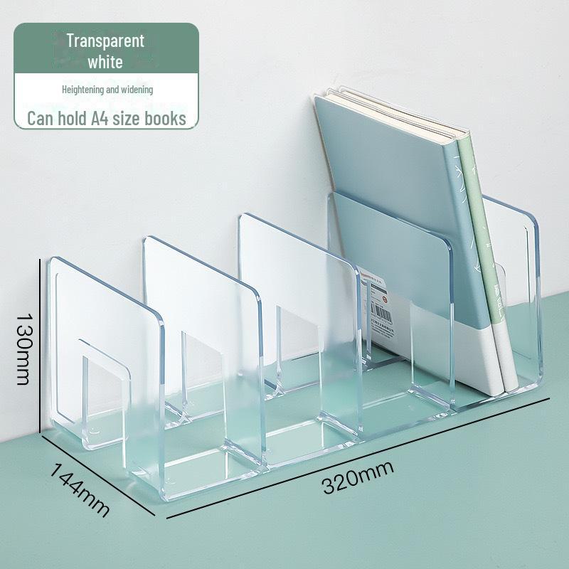 

«Набір із 4 потовщених акрилових книжкових підставок Morandi для настільного офісу та студентів»