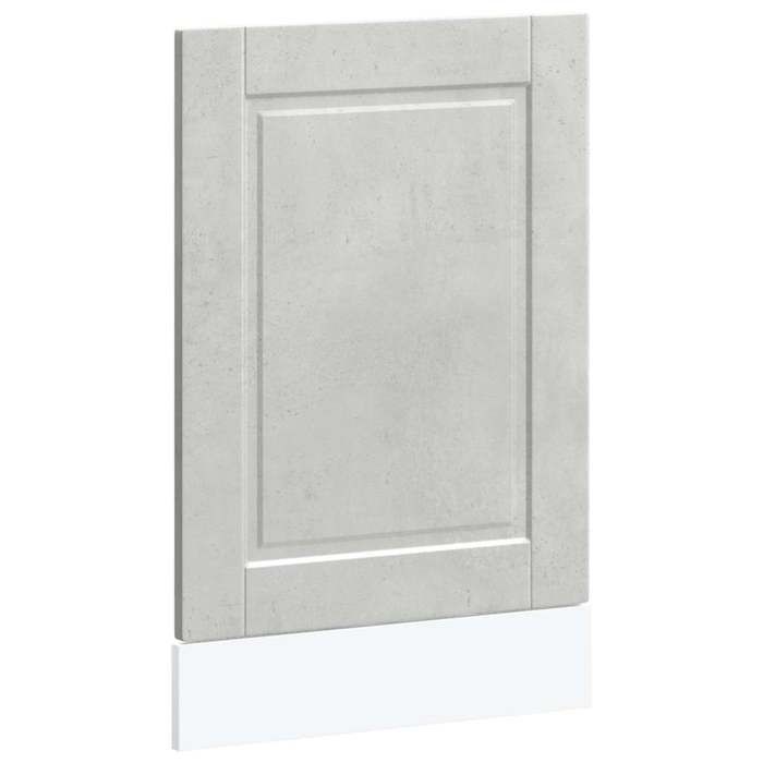 VidaXL Panneau de lave-vaisselle Porto gris béton 45x1,5x67 cm 854131