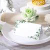50pcs Blank Table Name Place Cards Paper Tented Name Card  Wedding Birthday Party Decoration