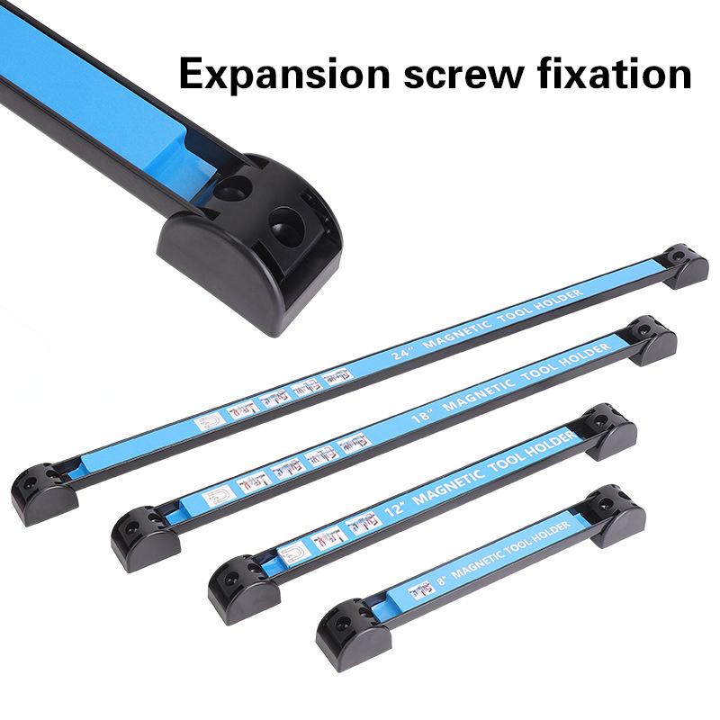 8,12,18,24 Inch Suport Magnetic pentru Scule Bară pentru Scule pentru Sarcină Grea, Raft Organizator Metalic pentru Economisirea Spațiului Instrument Pentru Atelier Garaj Acasă