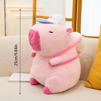 Plyšová hračka kapybara v tvare hamburgera, plyšová hračka kapybara, nadýchaná, kawaii, mäkká plyšová bábika, najlepšie narodeninové darčeky pre deti