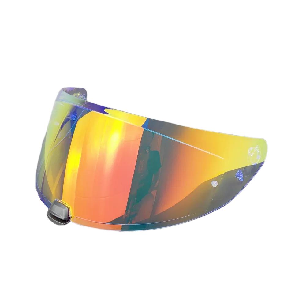 I70 Visor for HJC HJ31 Electroplated Windproof Dustproof Anti-uv Electroplated High Toughness Strength Sunscreen Helmet Visor