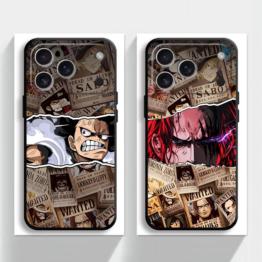 Funda Phone Cover Case for iPhone 17 Pro Max 14 11 16 13 Mini 15 Plus 12 Air SE 7 8 XS XR OneS P-ieceS Luffys