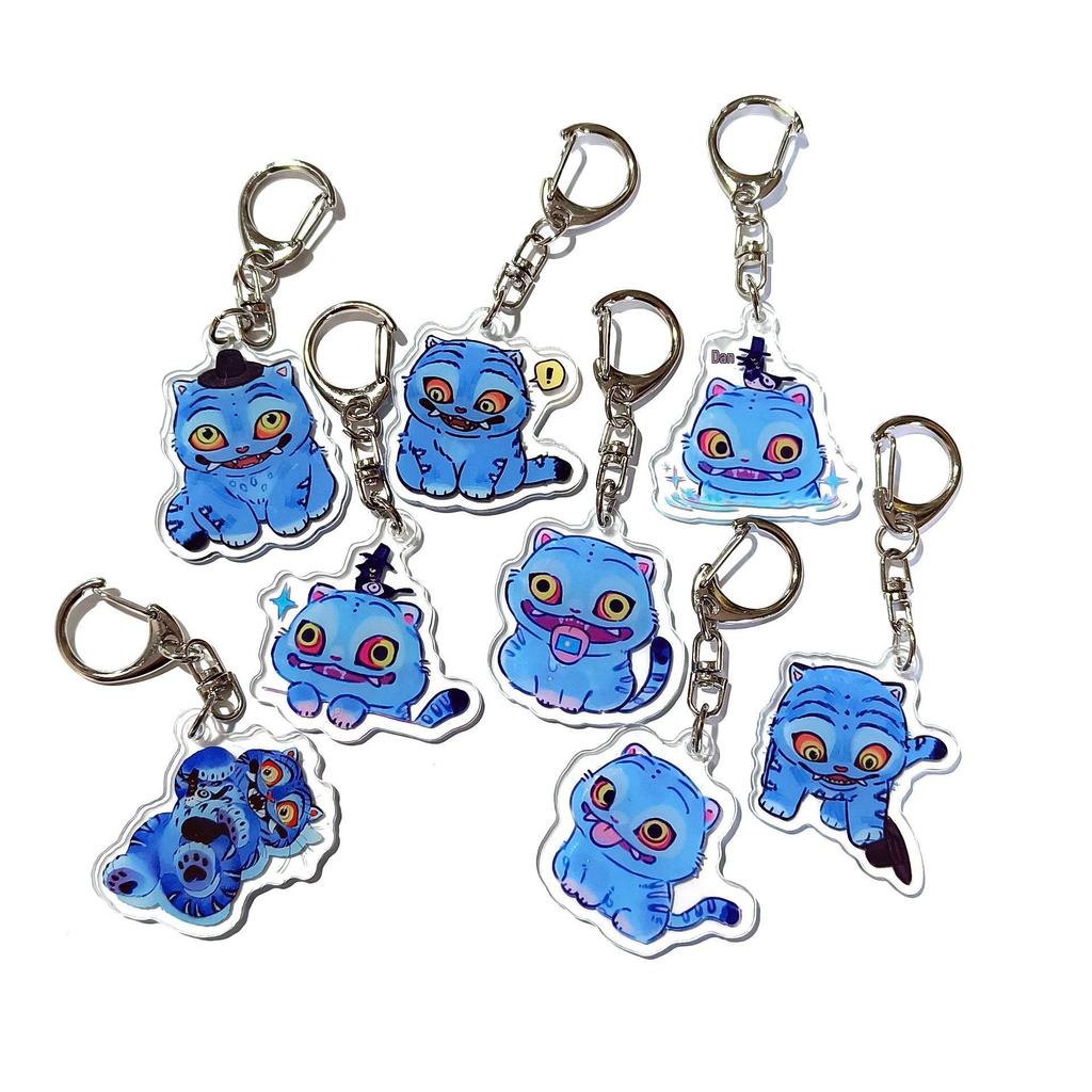Kpop Demon Hunter Girl Group Keychain: Lumi, Zoe, Mira & Qin Yu Cute Acrylic Schoolbag Pendant