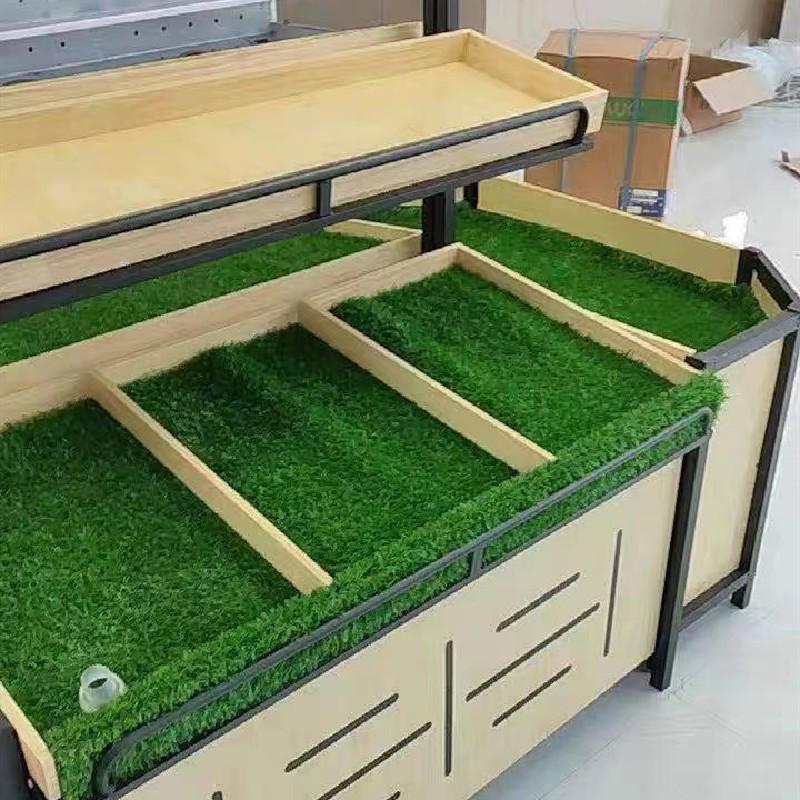 Kunstrasenmatte für Obst- und Gemüseauslagen - Ideal für die Dekoration von Supermarktregalen