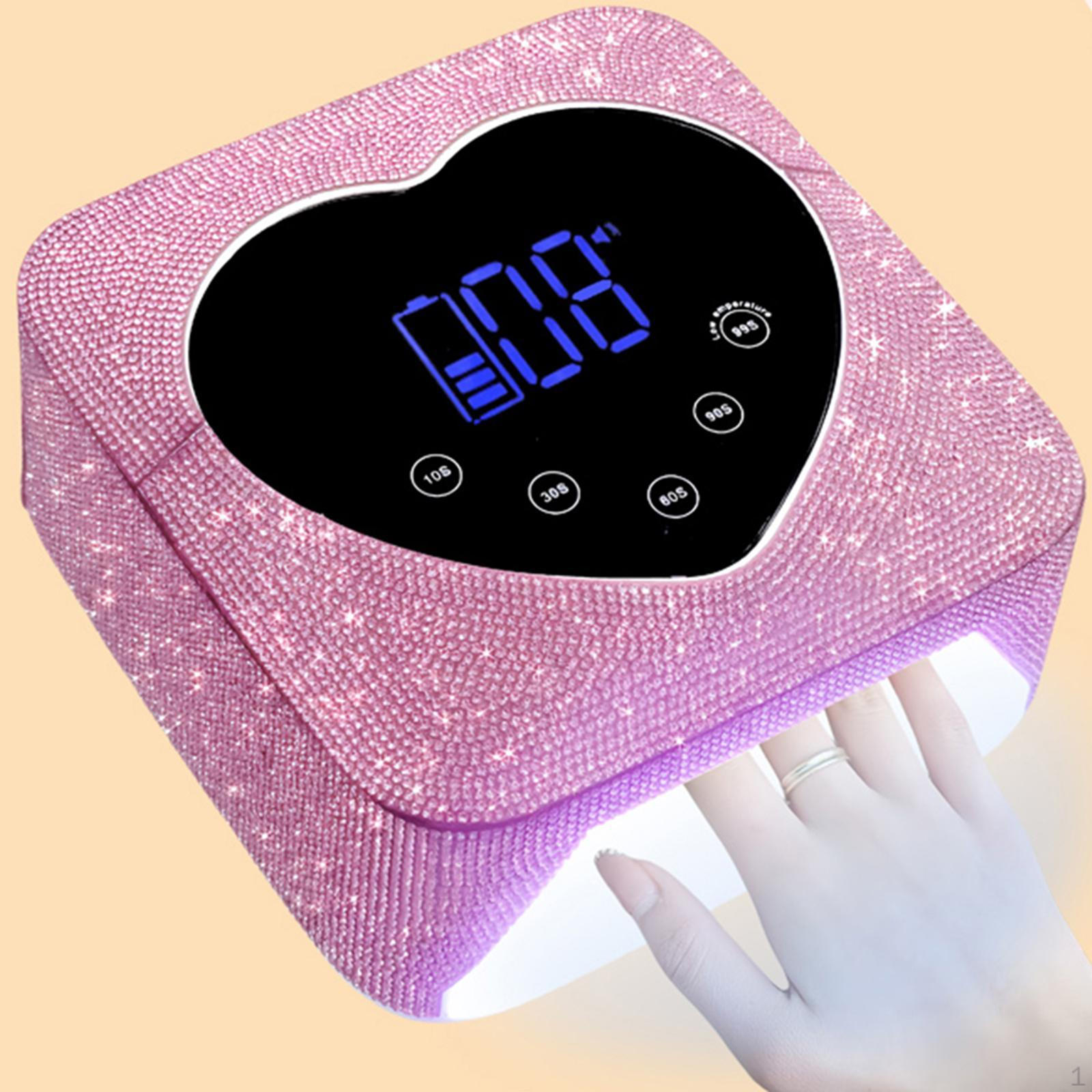 

Подставка для ногтей со светодиодной лампой, маникюрный инструмент для салона техников rose red