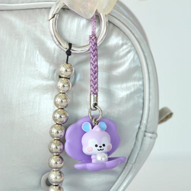 BT21 BABY PEARL Figure Strap (TATA, COOKY, SHOOKY, CHIMMY, MANG, RJ, KOYA) (8 Options)